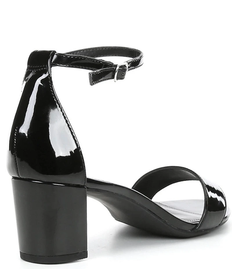 Steve Madden Tween Girls' J-Carrson Patent Block Heel Dress Sandals (Youth)