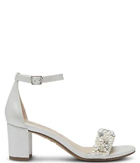 Steve Madden Girls' J-Carrson Pearl Embellished Dress Sandals (Youth)