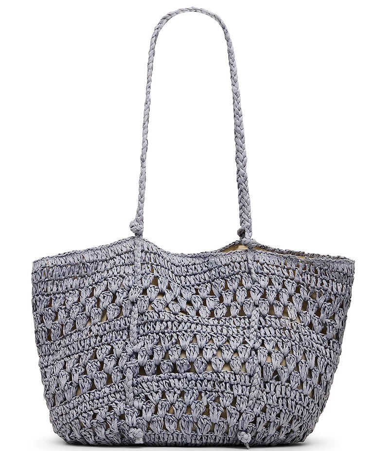 Steve Madden Tydes Raffia Shopper Bag