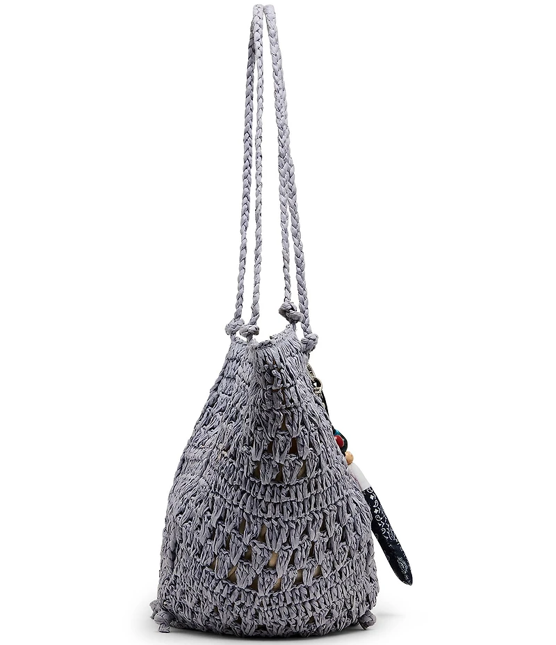 Steve Madden Tydes Raffia Shopper Bag