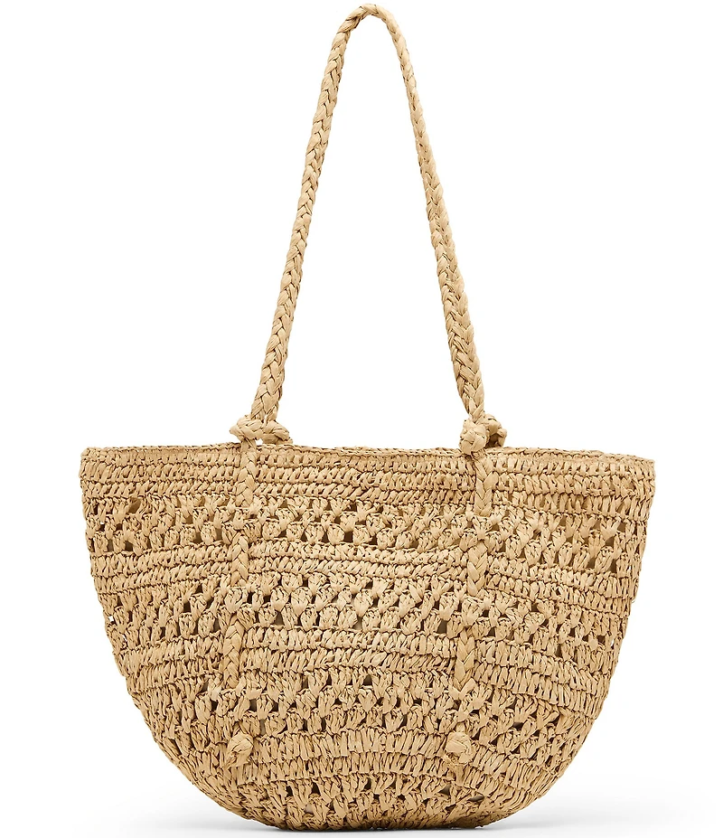 Steve Madden Tydes Raffia Shopper Bag