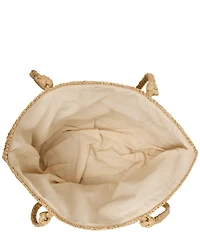 Steve Madden Tydes Raffia Shopper Bag