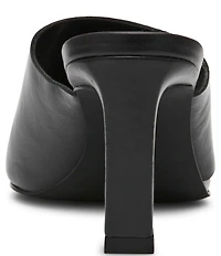 Steve Madden Valentin Glazed Leather Toe Loop Dress Slide Sandals
