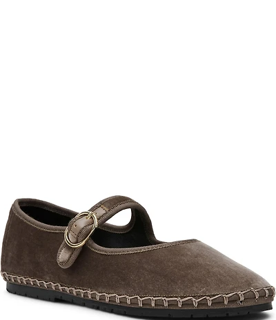 Steve Madden Velma Velvet Mary Jane Ballet Flats