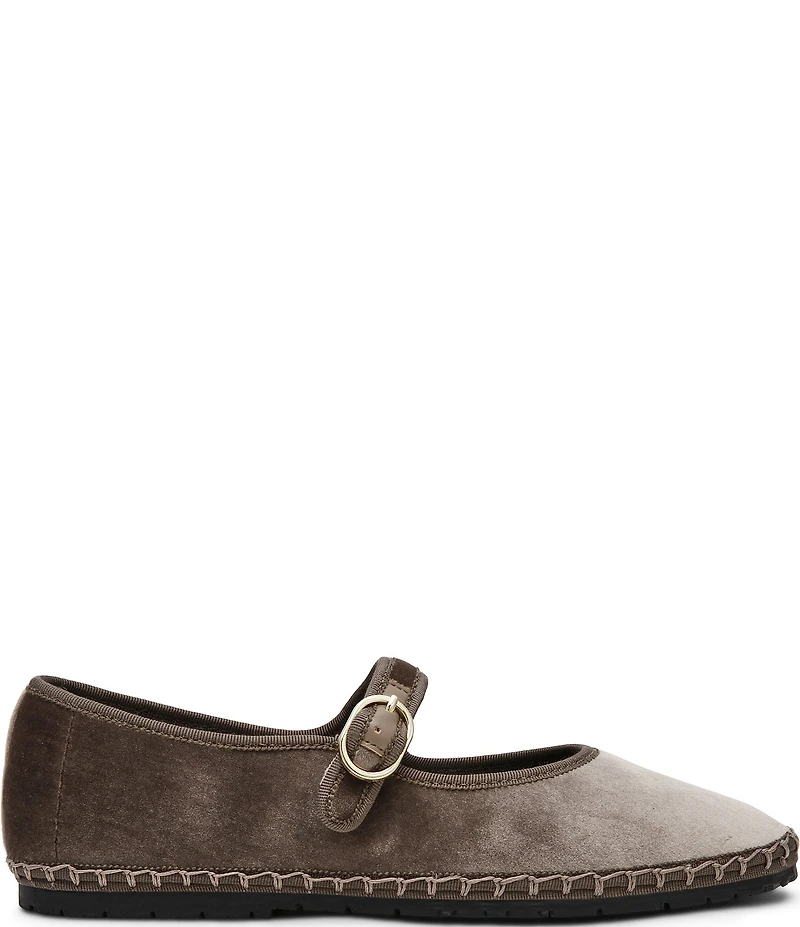 Steve Madden Velma Velvet Mary Jane Ballet Flats