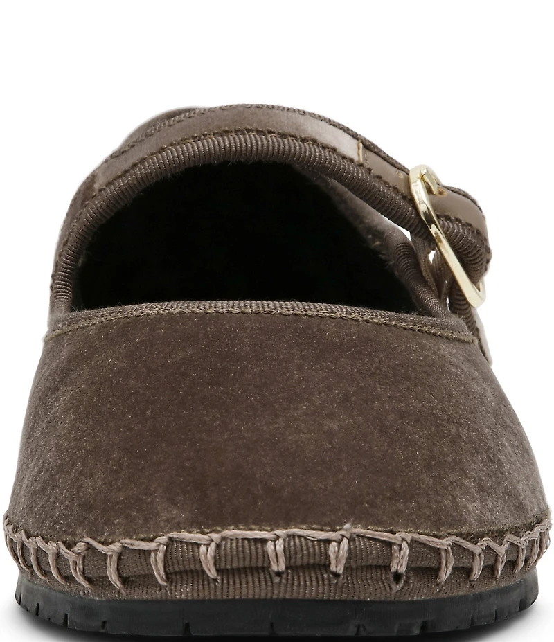 Steve Madden Velma Velvet Mary Jane Ballet Flats