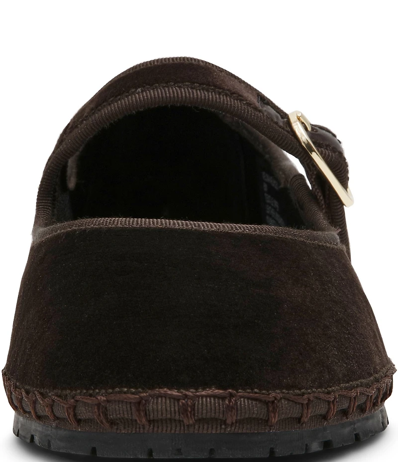 Steve Madden Velma Velvet Mary Jane Ballet Flats