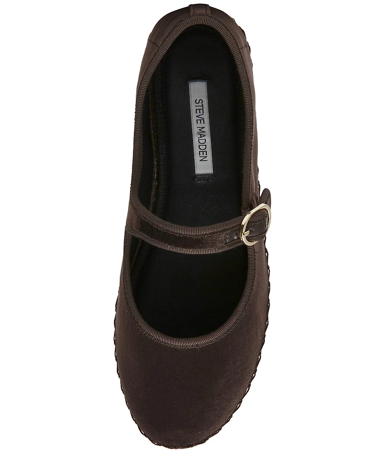 Steve Madden Velma Velvet Mary Jane Ballet Flats