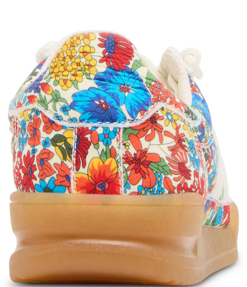 Steve Madden Verdict Floral Print Lace Up Sneakers