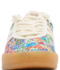 Steve Madden Verdict Floral Print Lace Up Sneakers