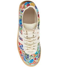 Steve Madden Verdict Floral Print Lace Up Sneakers