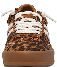 Steve Madden Verdict Leopard Lace Up Sneakers