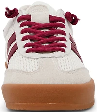 Steve Madden Verdict Mixed Media Low-Top Lace Up Sneakers