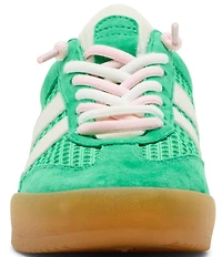 Steve Madden Verdict Suede and Mesh Lace Up Sneakers