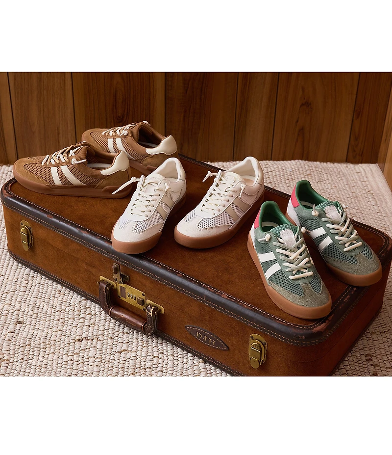 Steve Madden Verdict Mixed Media Low-Top Lace Up Sneakers