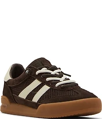 Steve Madden Verdict Mixed Media Low-Top Lace Up Sneakers