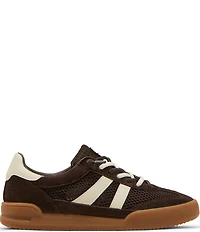 Steve Madden Verdict Mixed Media Low-Top Lace Up Sneakers