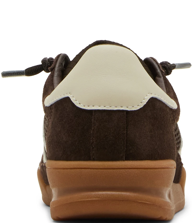 Steve Madden Verdict Mixed Media Low-Top Lace Up Sneakers