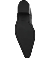 Steve Madden Vinny Leather Pointed Toe Ankle Boots
