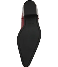 Steve Madden Vinny Leather Pointed Toe Ankle Boots