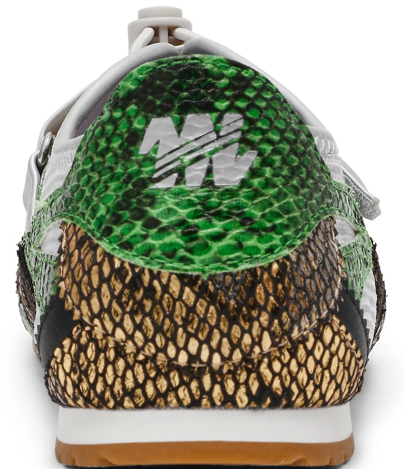 Steve Madden Viper Snake Print Low Top Mary Jane Sneakers