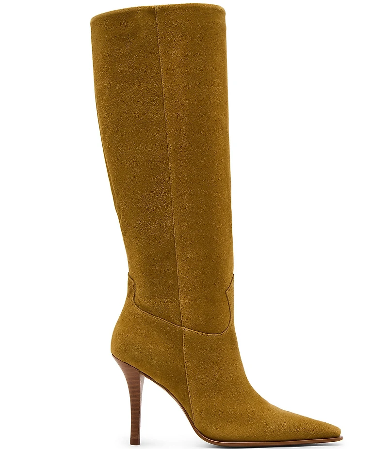 Steve Madden Wescot Suede Knee High Stiletto Boots