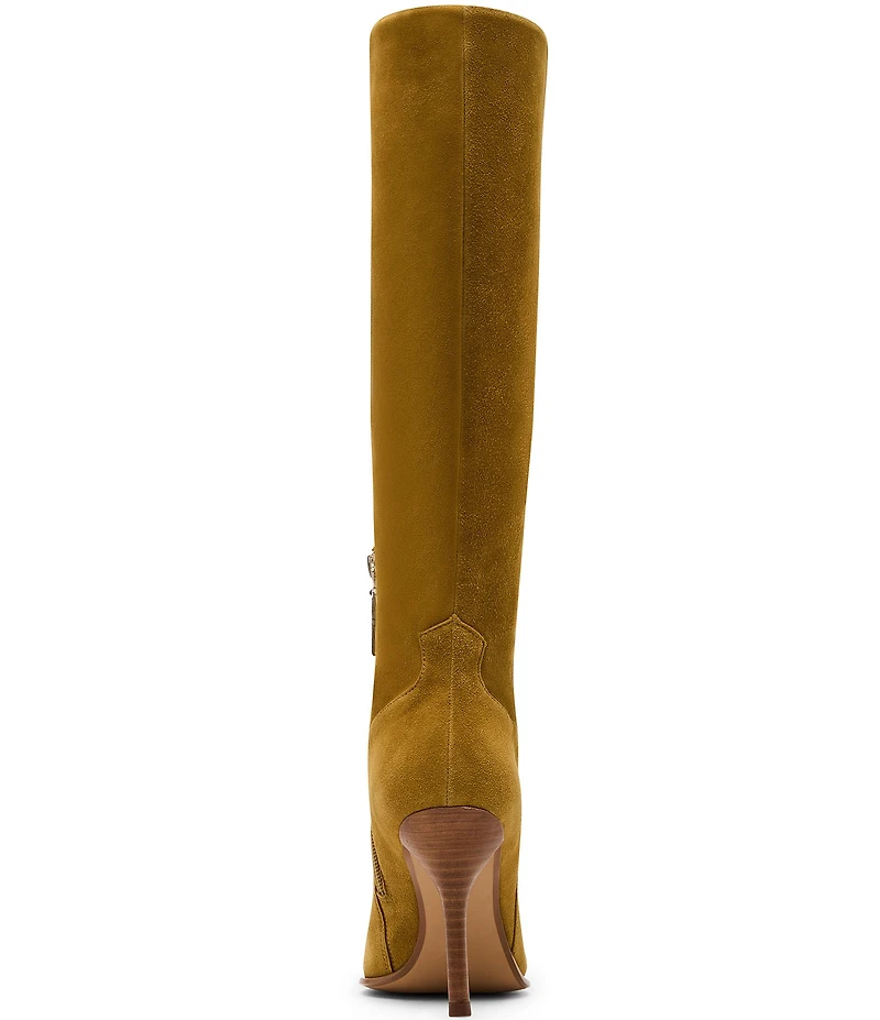 Steve Madden Wescot Suede Knee High Stiletto Boots