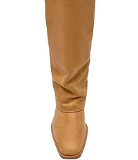 Steve Madden Winnick Leather Foldover Knee High Boots