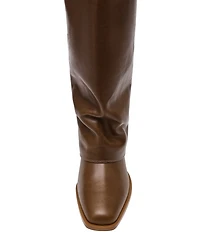 Steve Madden Winnick Leather Foldover Knee High Boots