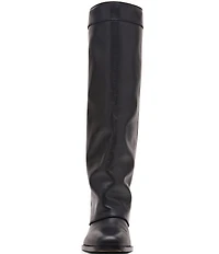 Steve Madden Winnick Leather Foldover Knee High Boots