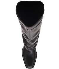 Steve Madden Winnick Leather Foldover Knee High Boots