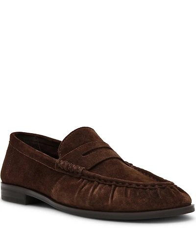 Steve Madden Hartly Suede Penny Loafers