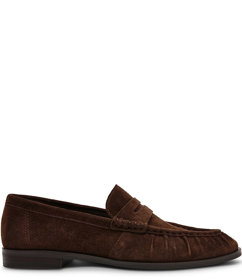Steve Madden Hartly Suede Penny Loafers