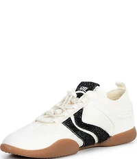 Steve Madden Women's Reboot Rhinestone Low Top Sneakers