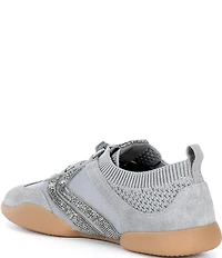 Steve Madden Women's Reboot Rhinestone Low Top Sneakers