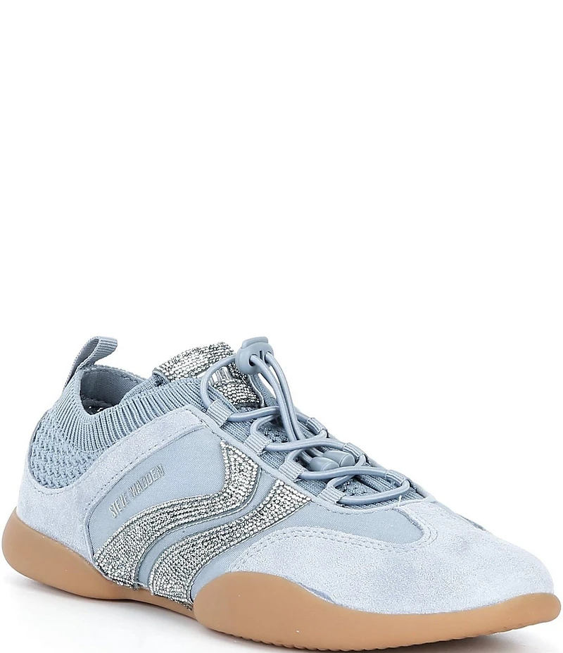 Steve Madden Women's Reboot Rhinestone Low Top Sneakers