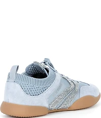 Steve Madden Women's Reboot Rhinestone Low Top Sneakers