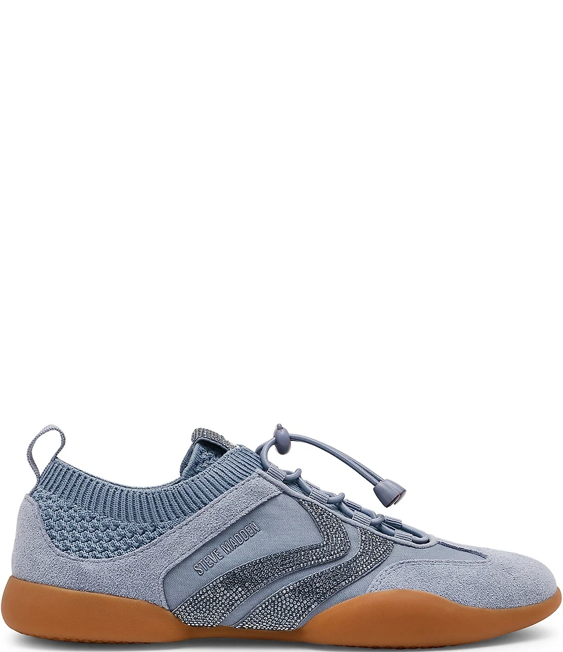 Steve Madden Women's Reboot Rhinestone Low Top Sneakers