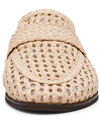 Steve Madden Women's Stewart Woven Raffia Penny Loafers