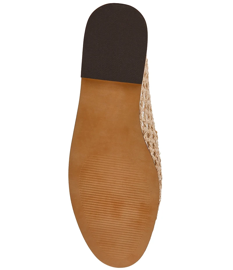 Steve Madden Women's Stewart Woven Raffia Penny Loafers