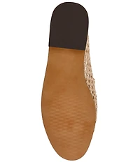Steve Madden Women's Stewart Woven Raffia Penny Loafers