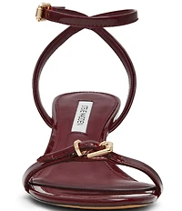 Steve Madden Zaloma Patent Sculpted Wedge Dress Sandals