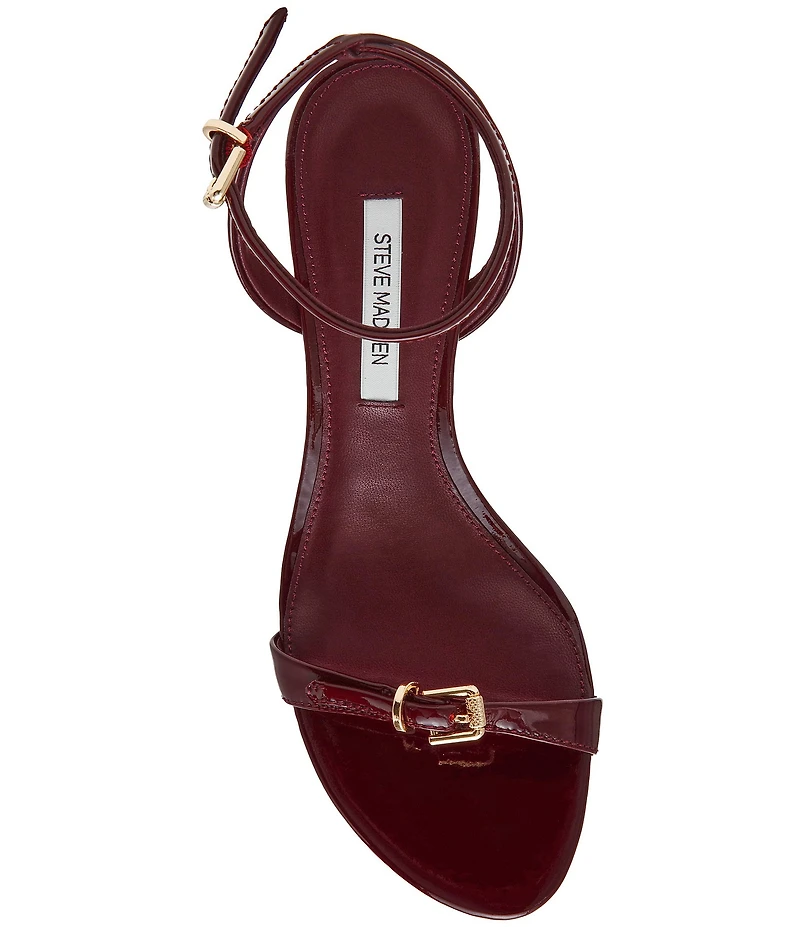 Steve Madden Zaloma Patent Sculpted Wedge Dress Sandals