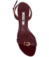 Steve Madden Zaloma Patent Sculpted Wedge Dress Sandals