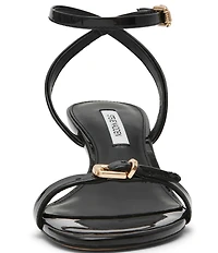 Steve Madden Zaloma Patent Sculpted Wedge Dress Sandals