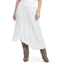 Stevie by Steve Madden Asymmetrical Maxi Skirt