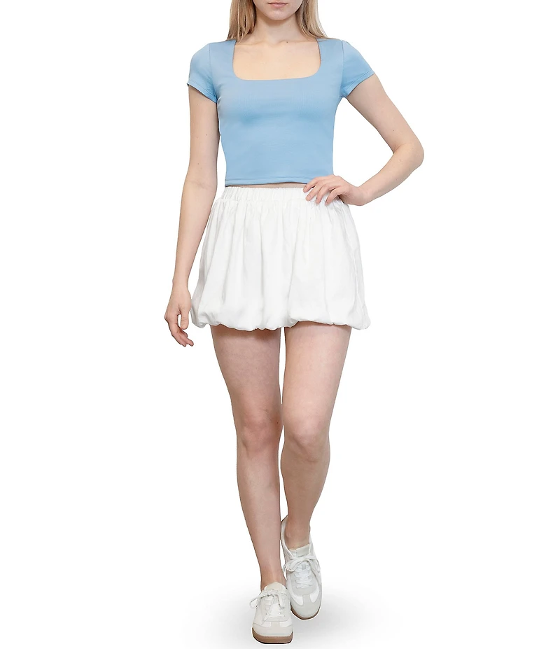 Stevie by Steve Madden Bubble Mini Skirt