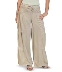 Stevie By Steve Madden Chambray Wide Leg Pants