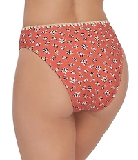 Stevie by Steve Madden Ditsy Floral High Waist Swim Bottom
