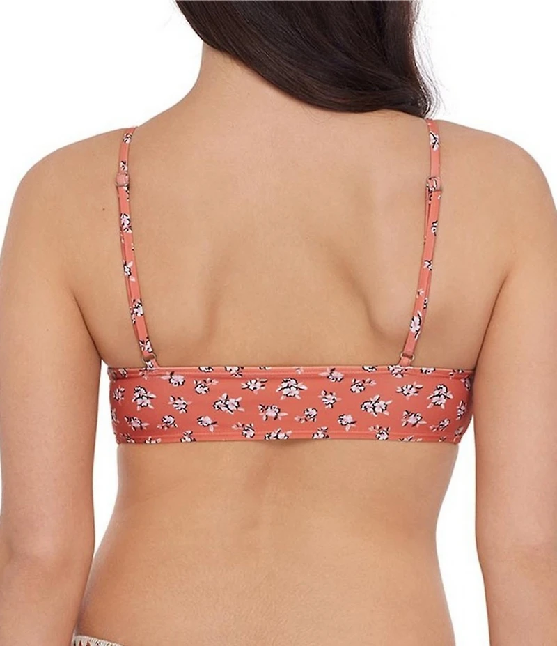 Stevie by Steve Madden Ditsy Floral Triangle Swim Top